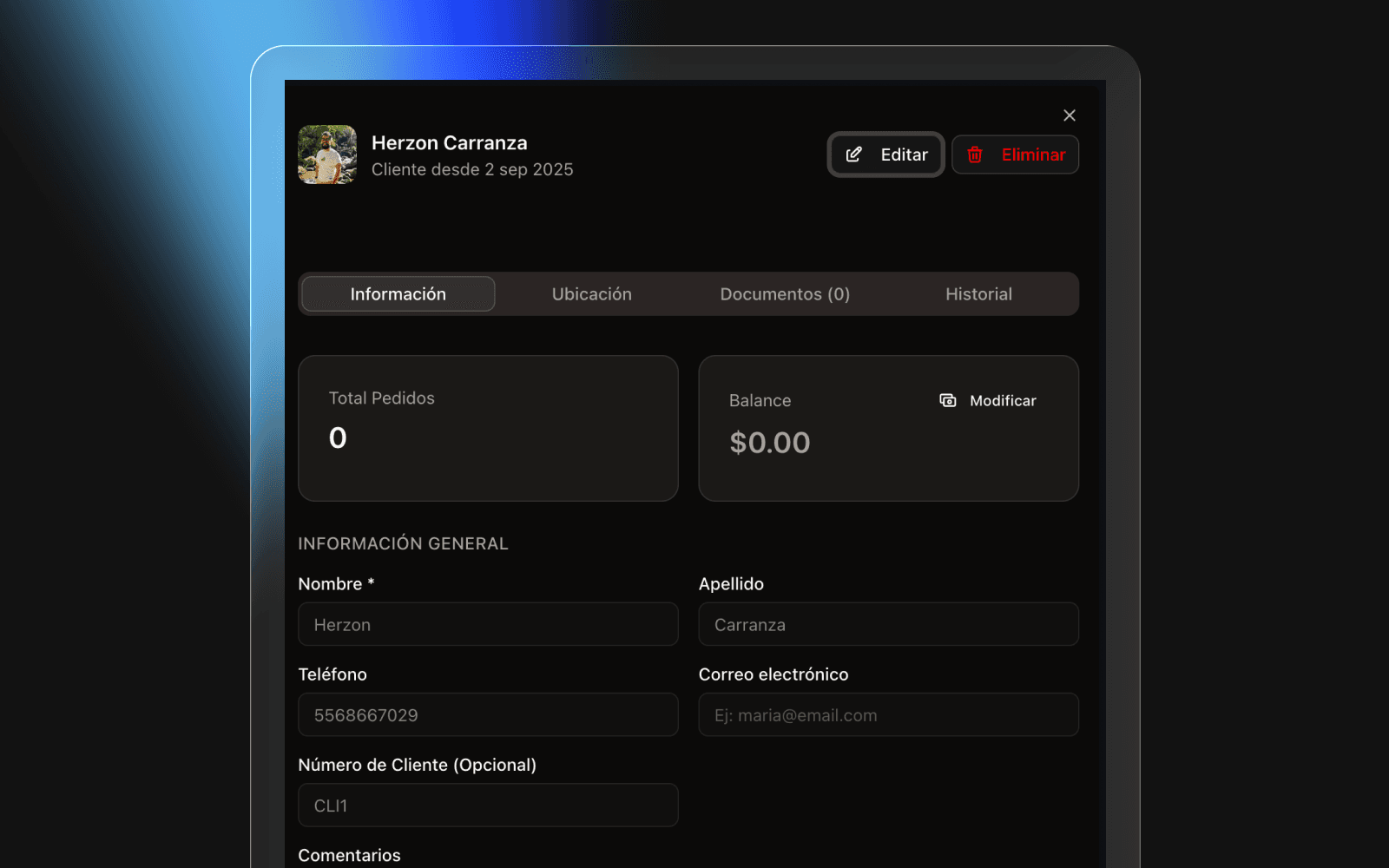 Todos tus clientes organizados