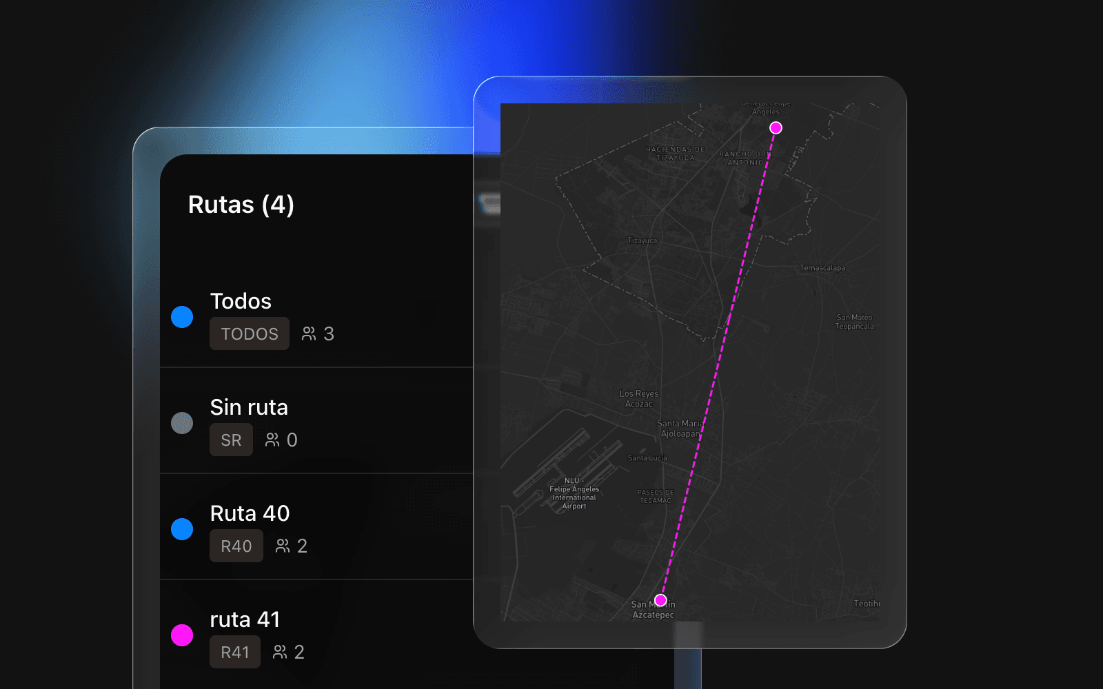 Rutas optimizadas automáticamente
